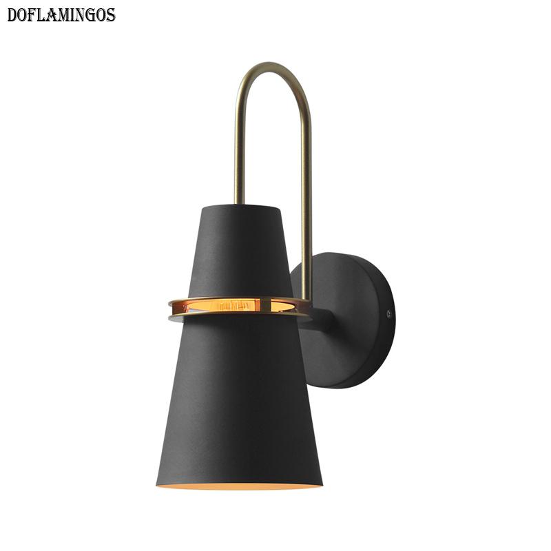 

NEW Retro Lamp Nordic Modern LED Wall Lamp Wall Sconce Light Dining Bedside E27 Aisle Corridor Pub Cafe Aplique