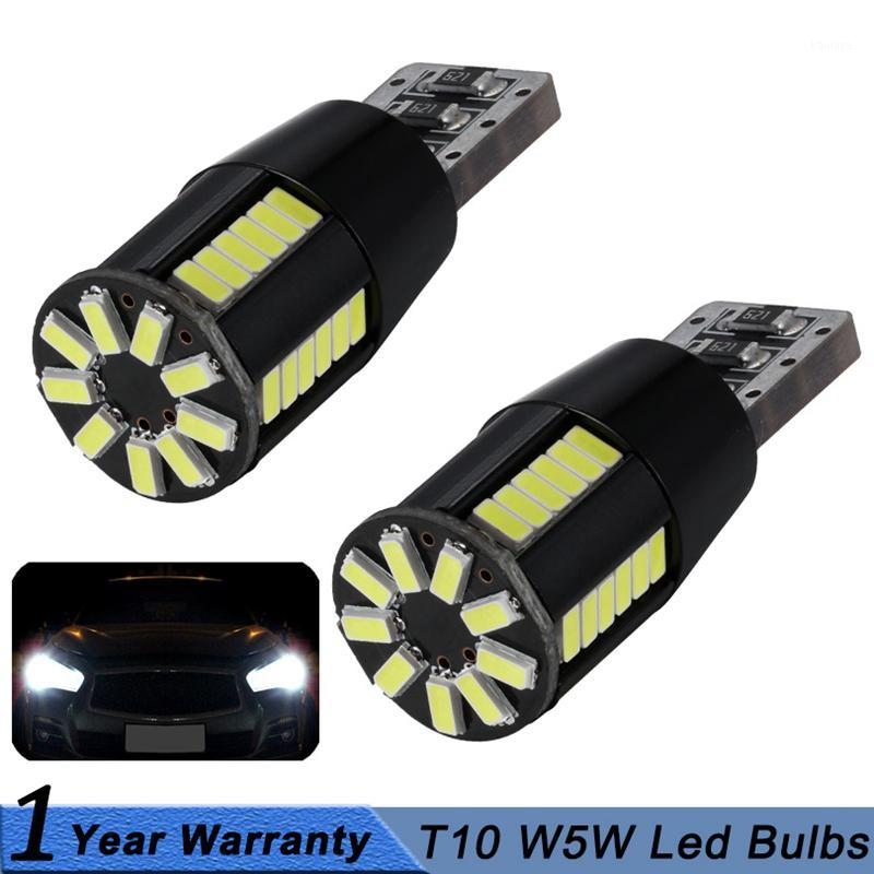 

2x W5W T10 LED Canbus Bulb Lamps For 206 207 307 3008 2008 308 408 508 301 208 No OBC Error Clearance Parking Lights1, As pic