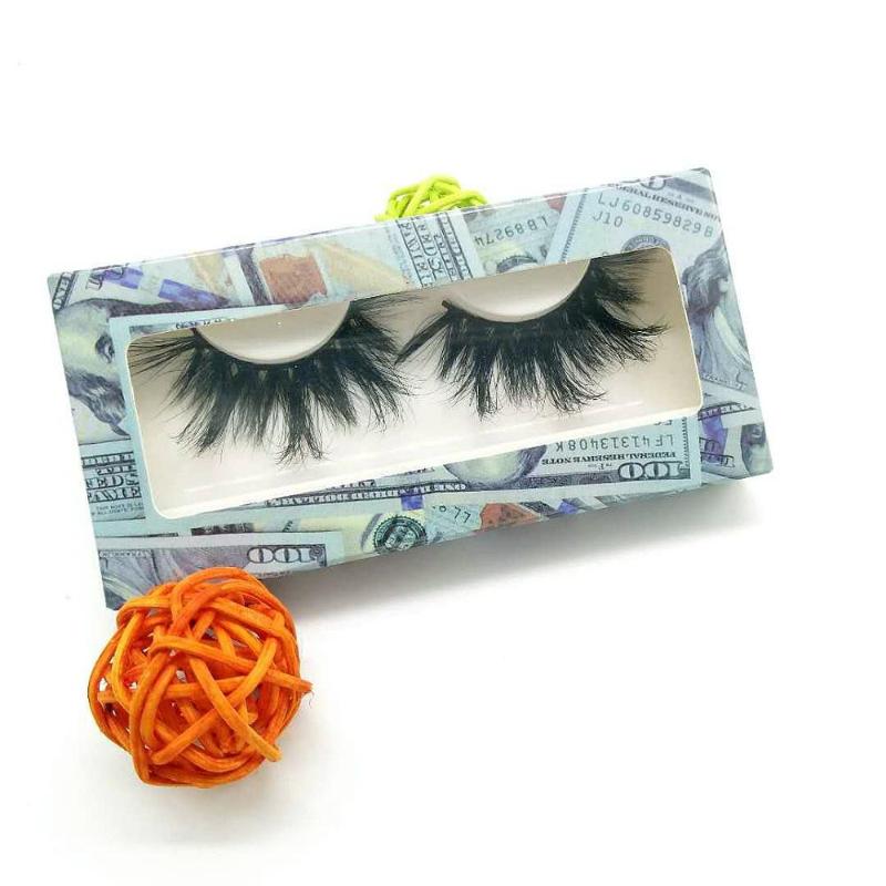 

25mm mink eyelashes 100% cruelty free handmade 5d mink lashes full strip lashes soft false eyelashes makeup 25mm