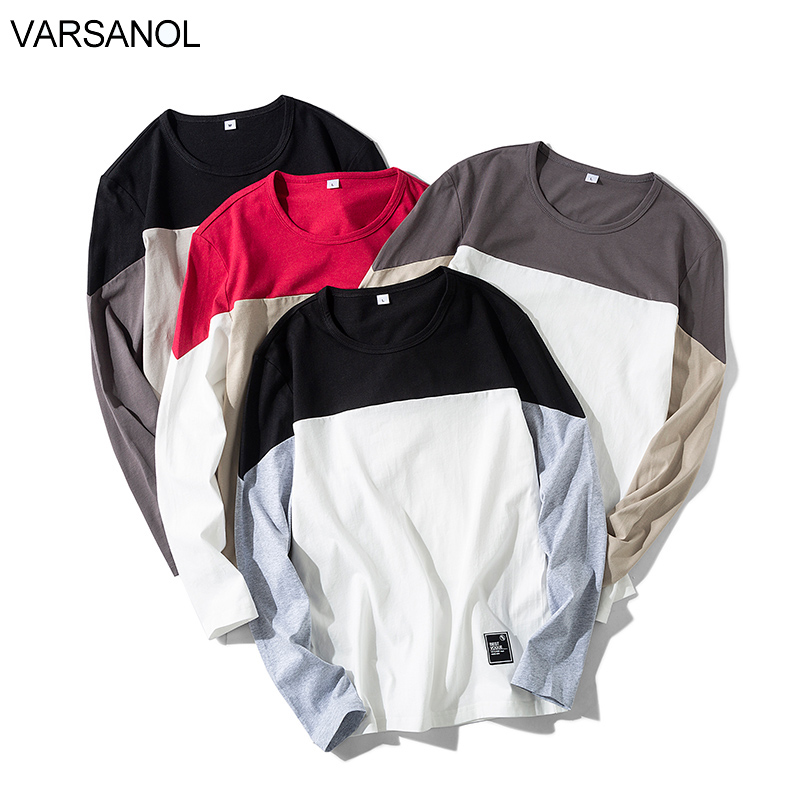 

Fashion Men Women T-shirts Autumn Long Sleeve T Shirt Men Basic Funny Black Men Clothing Round Neck Top Tees Oversized, Black dark grey
