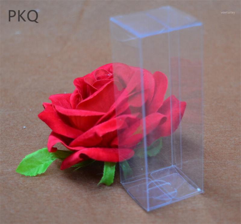 

30Pcs/lot Small Gift Boxes Plastic Transparent Box Rectangle Boutique Storage Boxes Party Favor Candy Box 4 sizes1