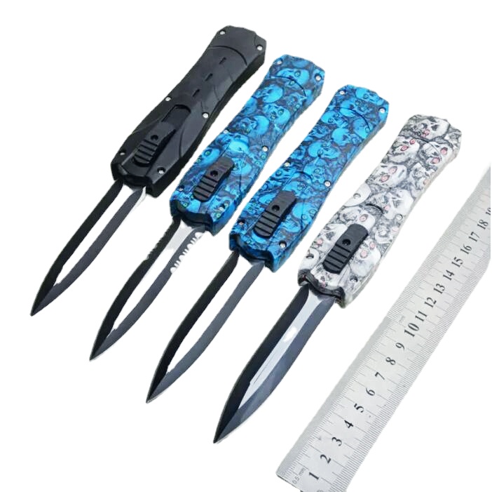 

Benchmade BM Made Double Action Auto Tactical Folding Knife 3300 C07 A07 UT85 Micro Automatic Knives Outdoor Camping Hunting Survival Pocket Utility EDC Tools