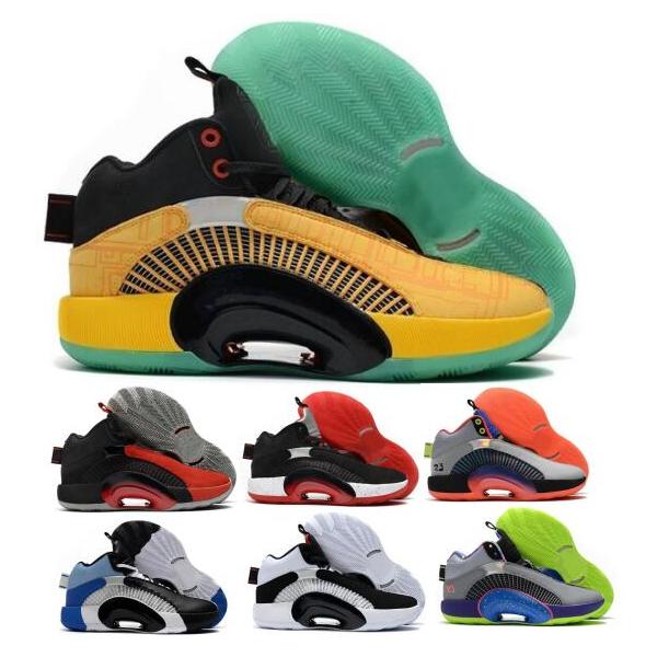 

2022 Jumpman 35 35s Men Basketball Shoes Low Reflexology Guo Ailun Jade Green Cosmic Deception Luka Doncic Titan Top XXXV Trainers Sneakers, Khaki