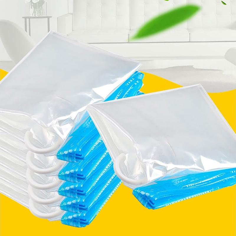 

Hanging Storage Bag Double Seal Sealed Storage Bag Vacuum Compression Clothing Dust Hot, Transparent