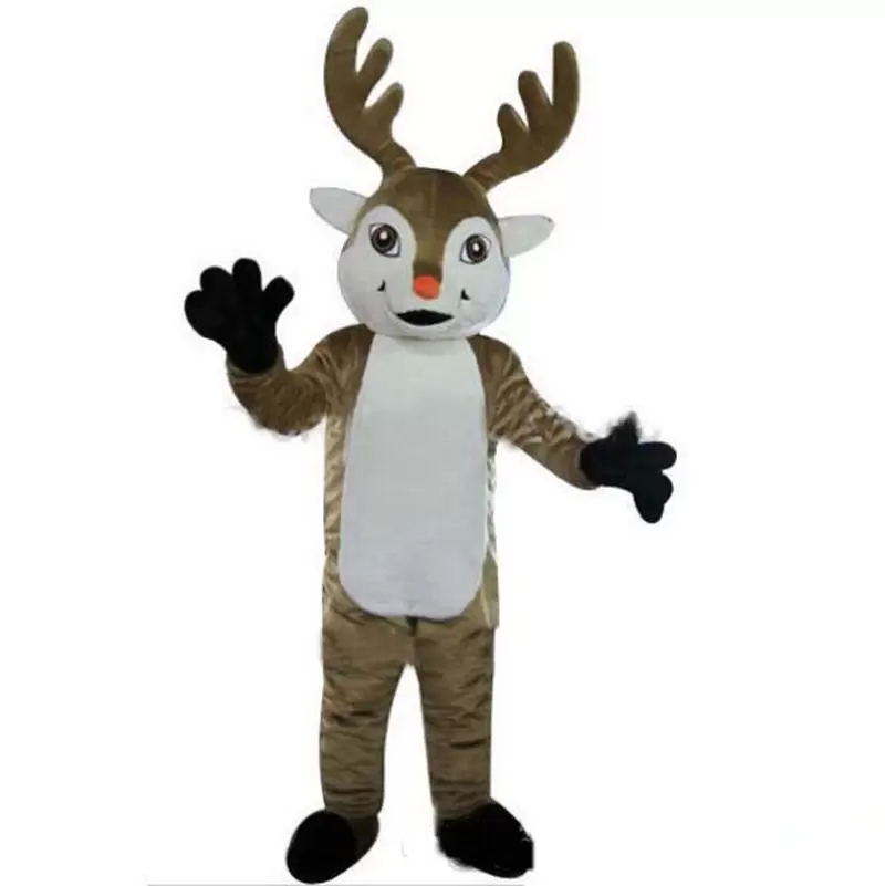 

2022 Halloween Reindeer Mascot Costume Cartoon Deer Anime theme character Christmas Carnival Party Fancy Costumes Adults Size Birthday Outdoor Outfit