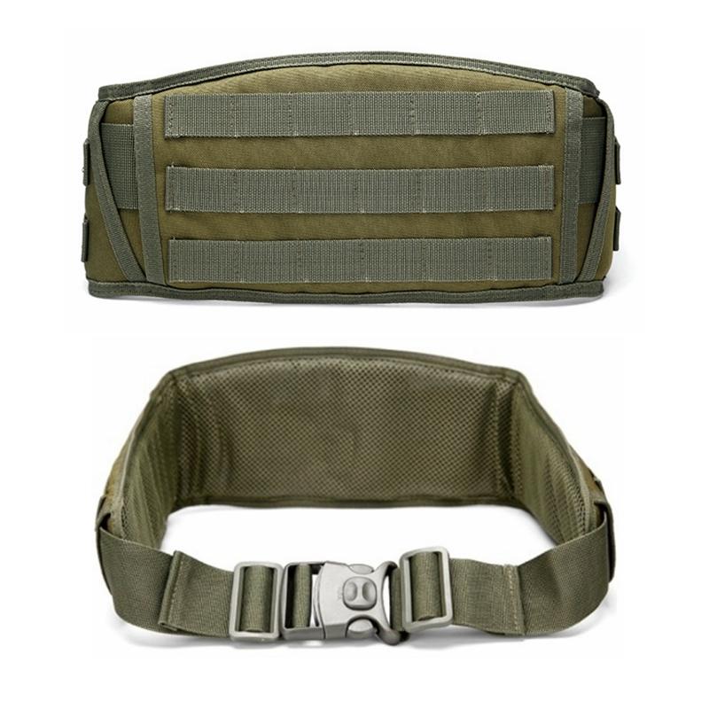 

Tactical Molle Army Wide Belt Outdoor Sports Shoting Heavy Training Hunting Waist Support Nylon Belts, Khaki