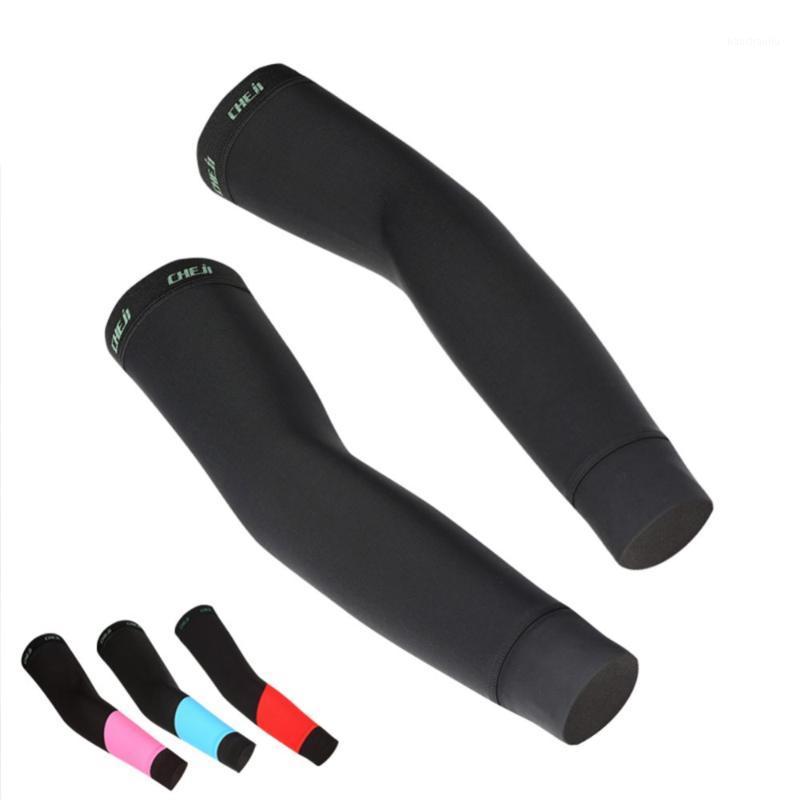 

Summer Unisex Cycling Arm Sleeves Armwarmer MTB Bike Bicycle Sleeves UV Protection Outdoor Sports Fishing Golf Cuff1, Black