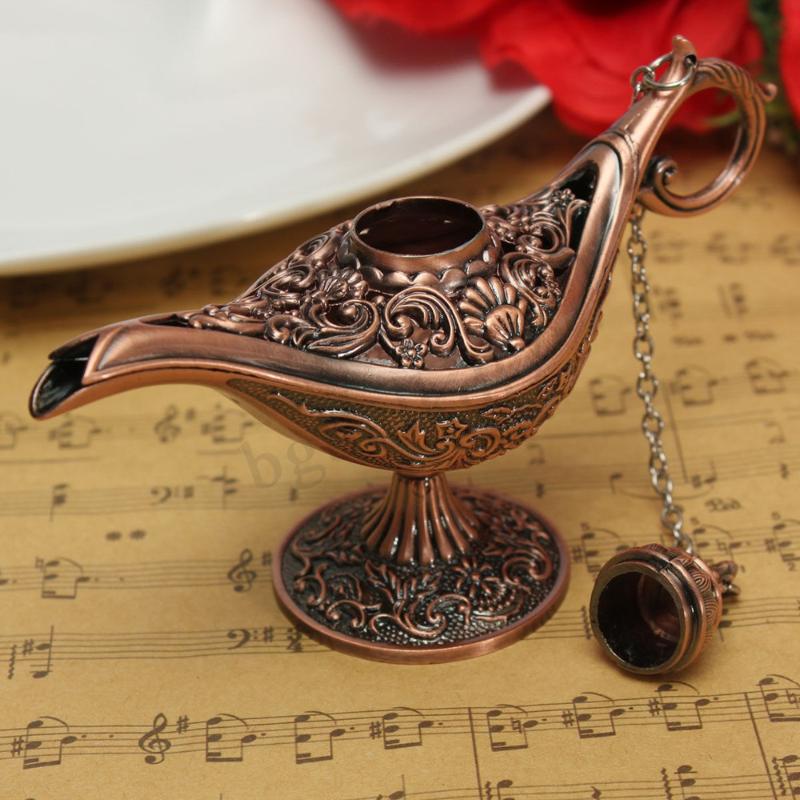 

Two choices 12cm Magic Lamp Fairy Tale Magic Lamps Pot Lamp Vintage Toys Home Decoration Ornament For Children Gifts