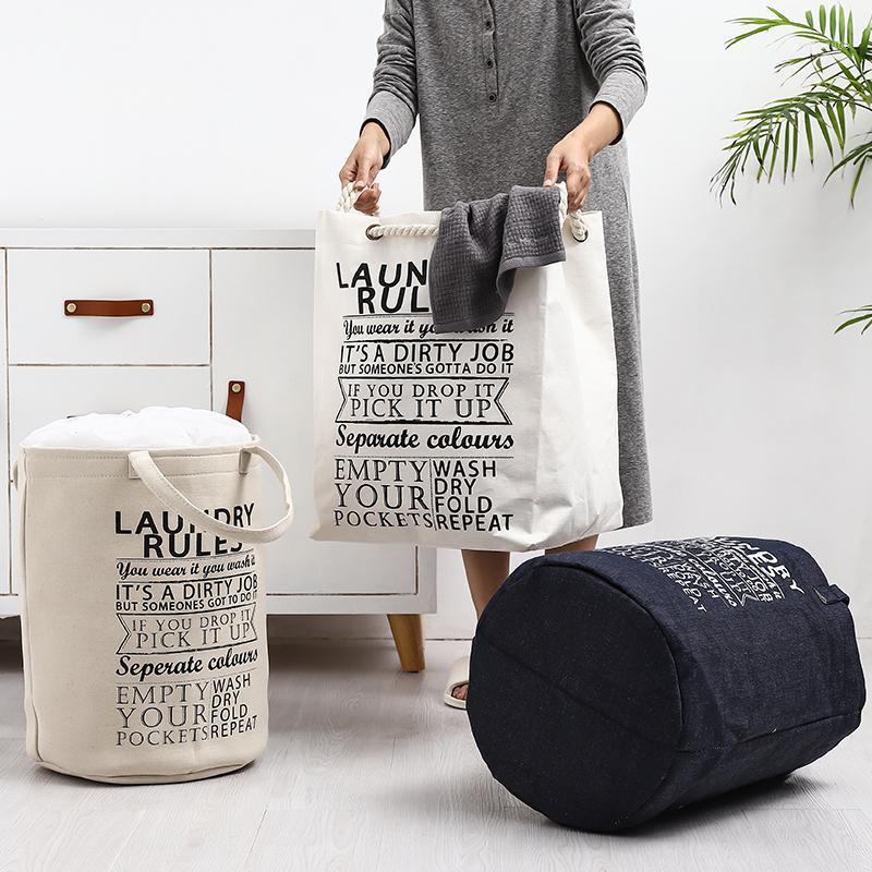 

Cloth Laundry Bag Home Storage Organization for Dirty Clothes Toys Sundries Building Blocks Bathroom Accessories Container1