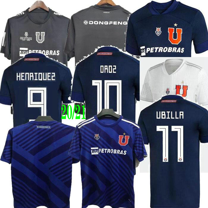 

2020 2021 Club Universidad de Chile Soccer Jerseys SOTELDO HENRIQUEZ BEAUSEJOUR ECHEVERRIA UBILLA Custom 20 21 Football Shirts Uniforms, Men size s-xxl