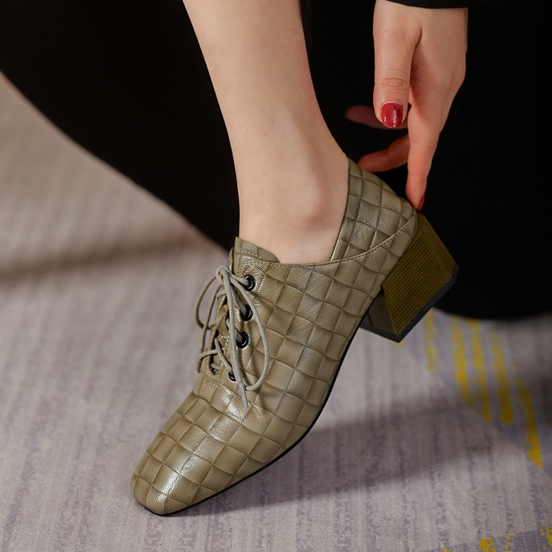 

2021 Women Natural Pumps Plus Size 22-26cm on Standard Relief Stone Sheepskin Top + Pigskin Lining Online Shoes EY0A, Black