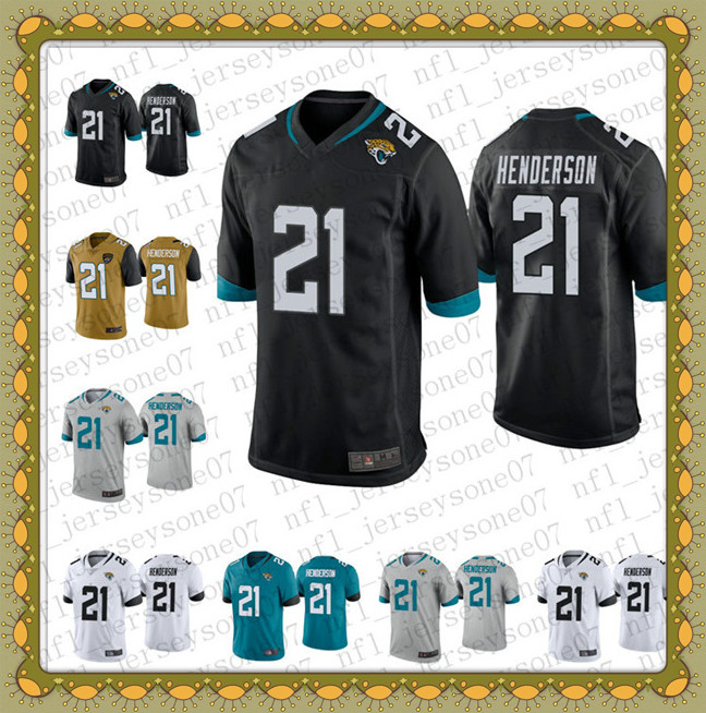 

Custom Men's women Jacksonville Jaguars 21 C.J. Henderson Jacksonville 100th season black Vapor Limited rush Football Jersey