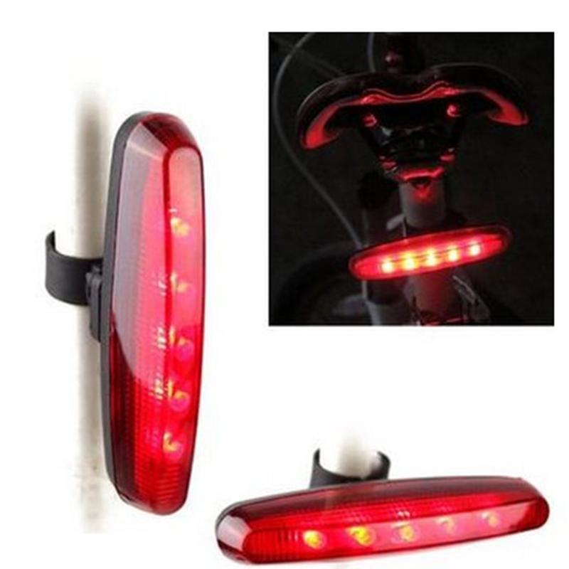 

New High Power 5 LED 3 Mode Cycling Bicycle Tail Light Bike Caution Safety Rear Tail Lamp Light SM013