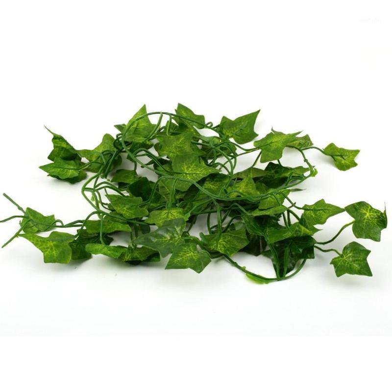 

2m Artificial Ivy green Leaf Garland Plants Vine Fake Foliage Flowers Home Decor Plastic Artificial Flower Rattan string1