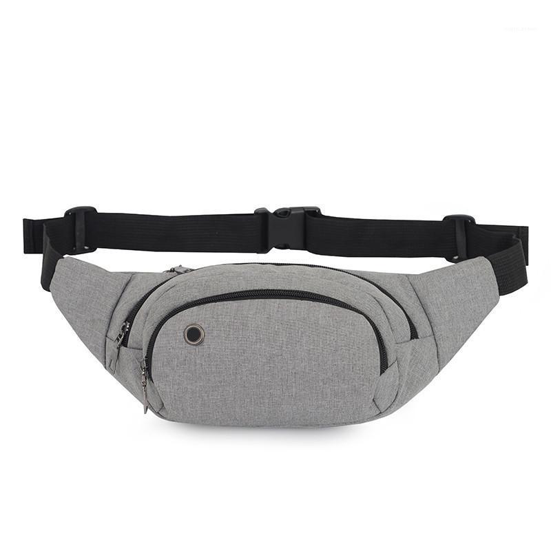 

Men's Waist Pack Fashion Canvas Multifunction Women Fanny Pack Zip Bum Bags Hip Money Belt Casual Travel Mobile Phone Pouch Bags1, Sky blue