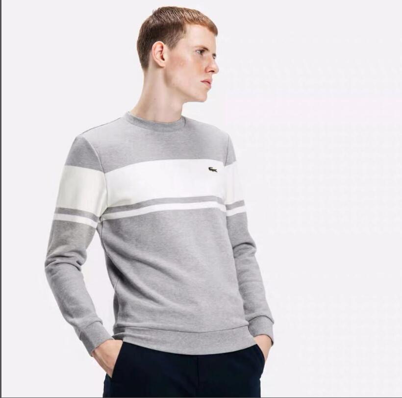 mens designer Spring and Autumn small horse brand Sweater for Men Neck Solid Color Long Sleeve Sweater Warm Casual Men's clothingUOTZU