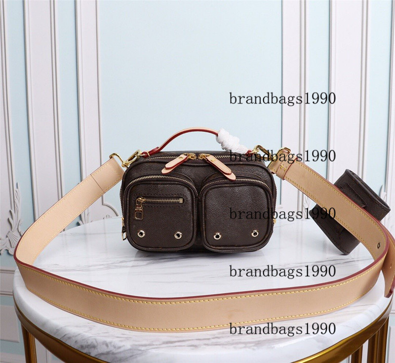 

2021 Newest Fashion Chest Pack Letter Print Waist Bags Belt Bags Crossbody 45672, Brown print