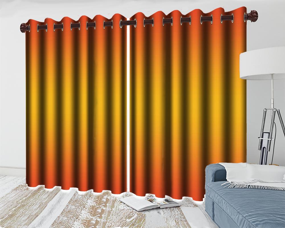 

Beautiful and Elegant Yellow Curtains High Quality Curtains for Living Room Modern Bedroom Window 3d Curtain, As pic