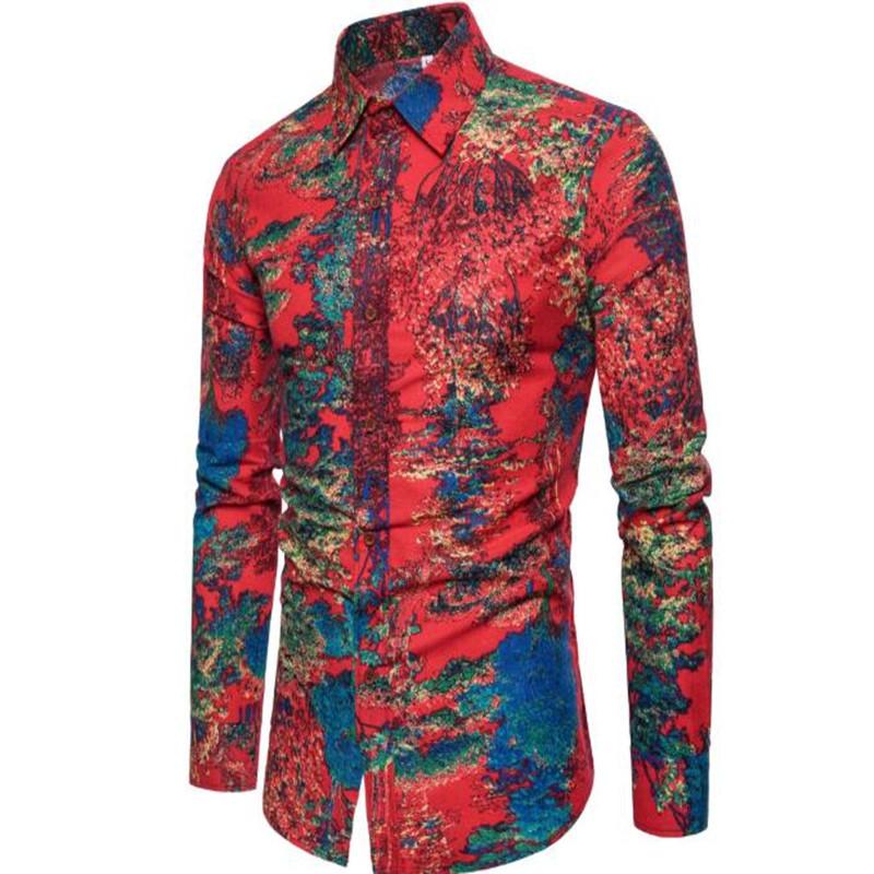 

2020 spring and autumn men's casual shirt with long sleeves, Black