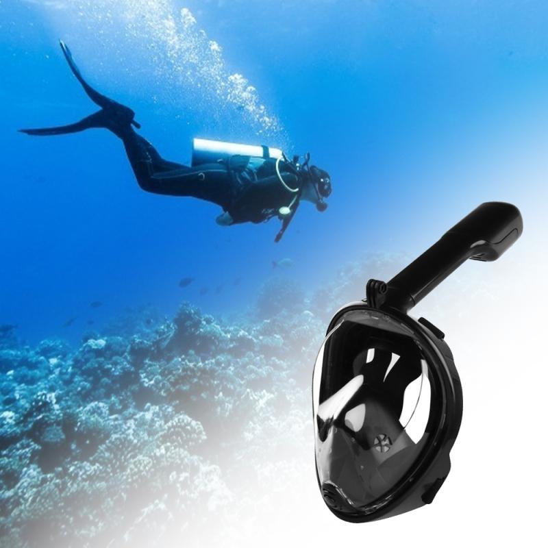 

Underwater Diving Anti-fog Full Face Diving Mask Snorkeling Breathing Mask Adult Safety Waterproof Swimming Equipment