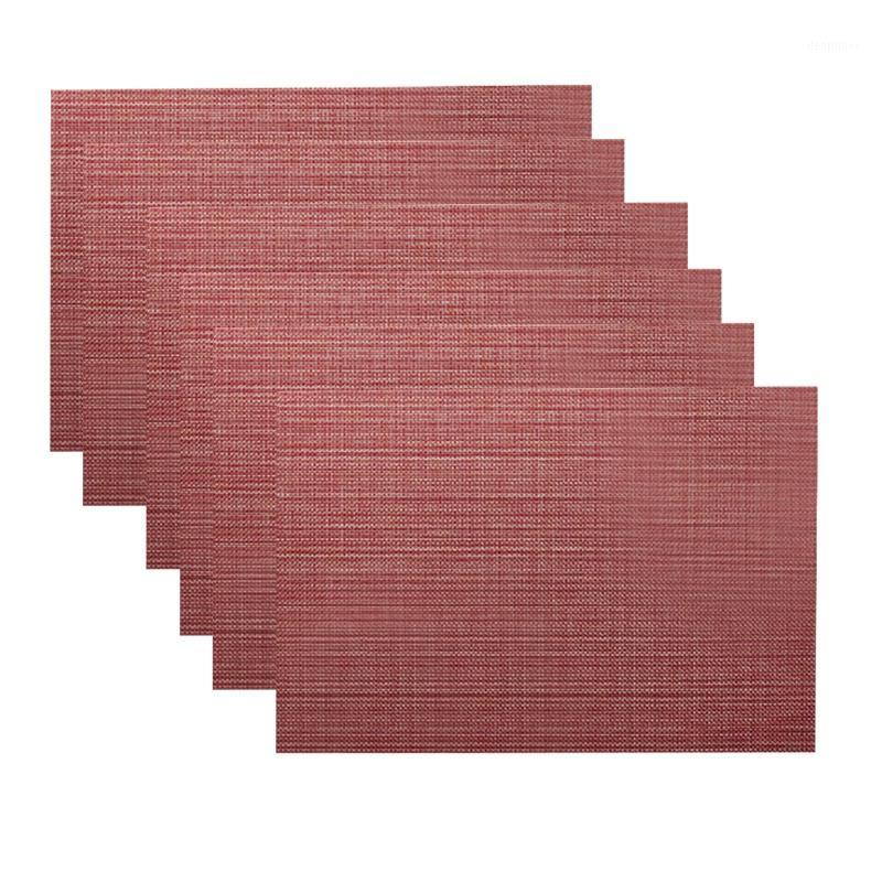 

Hot YO-6 PVC Placemats Environmentally Friendly Wterproof, Non-Slip, Easy to Clean, Quick-Drying Placemat1