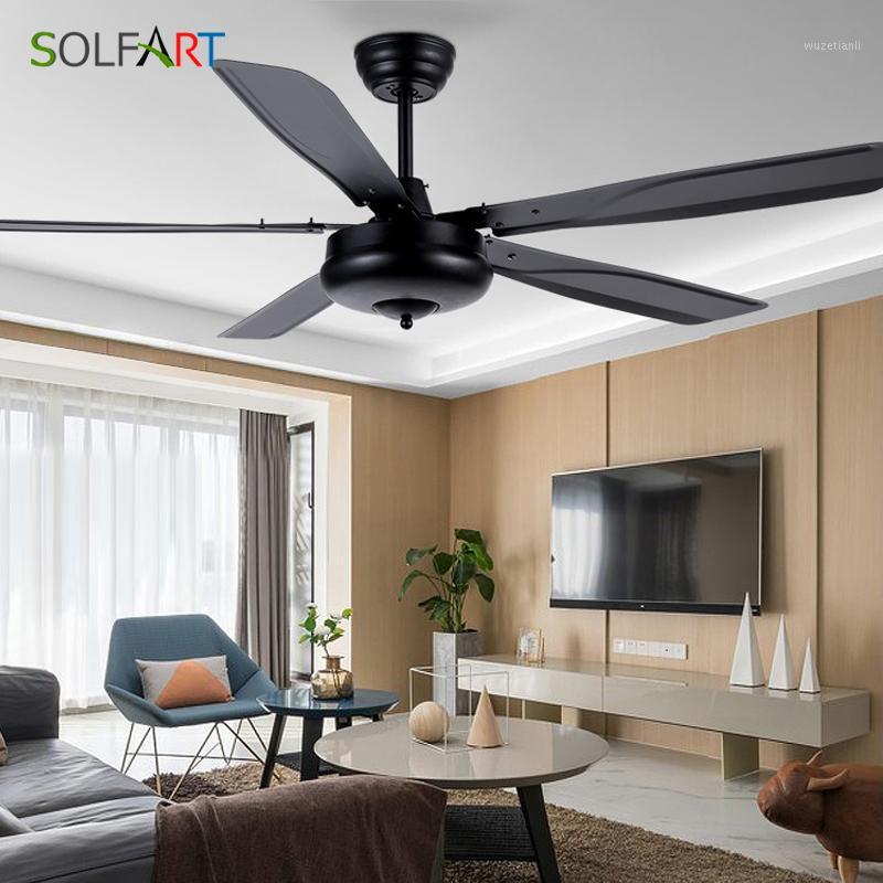 

Variable Frequency Ceiling Fan Lights Simple Fashion 42 56 inch Restaurant living room Remote Control Mute Ceiling fan lights1