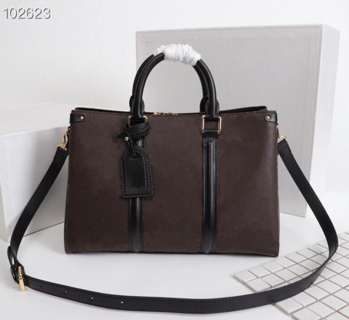 

2020 Women handbags Leather Shoulder bag 100% Leather with Houndstooth Fabric Cross-Body Saddle Handbag with Box, Red