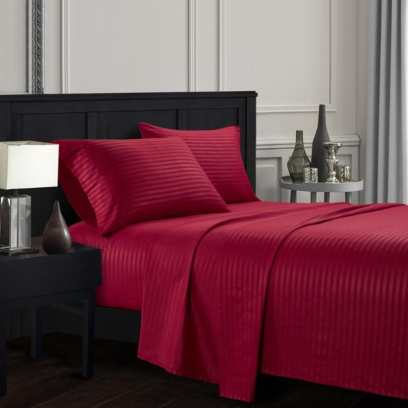 

4 piece bedding set solid color king size bed set quilt quilt cover cover bedding including pillowcase and bed sheet, White