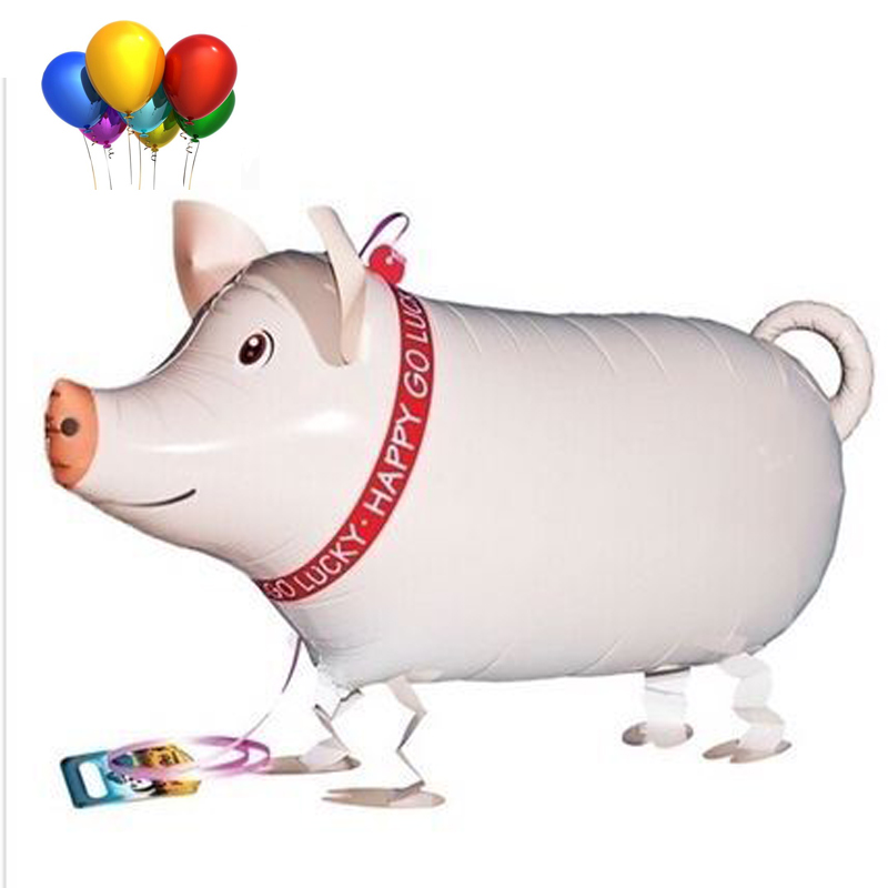 

walking pig balloon,helium walking animal balloon airwalker balloon for kids, Multicolor