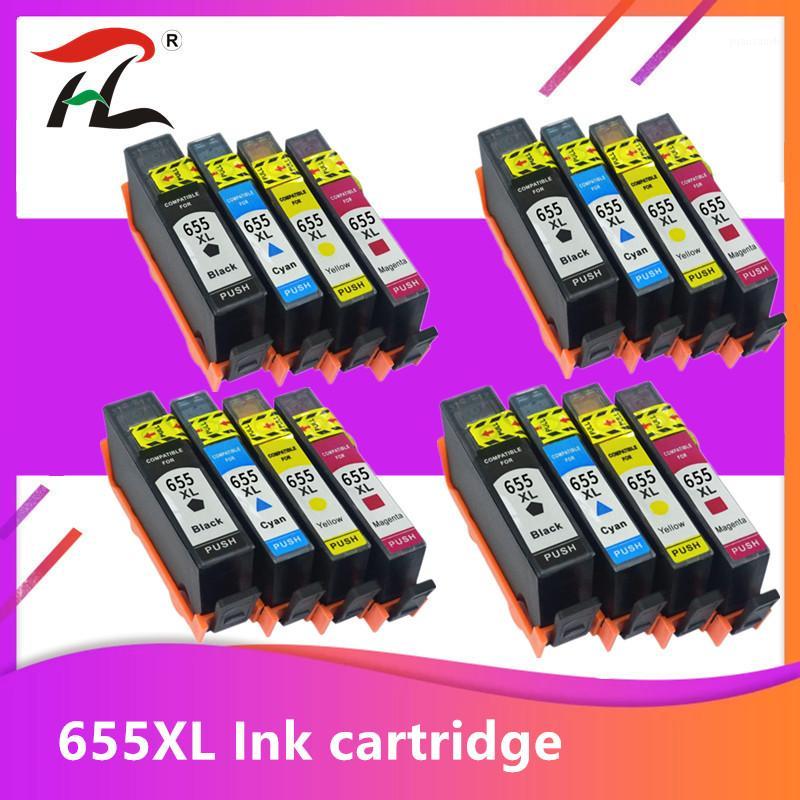 

16PCS Compatible 655 655 C M Y BK Ink Cartridge with chip For Deskjet 3525 4615 4625 5525 6520 6525 66251