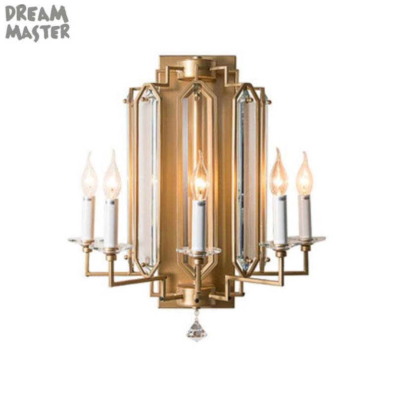 

America style Modern Wall Sconces Metal 3 light 5 lights for home/bathroom/bedroom/living room decor brance wandlamp