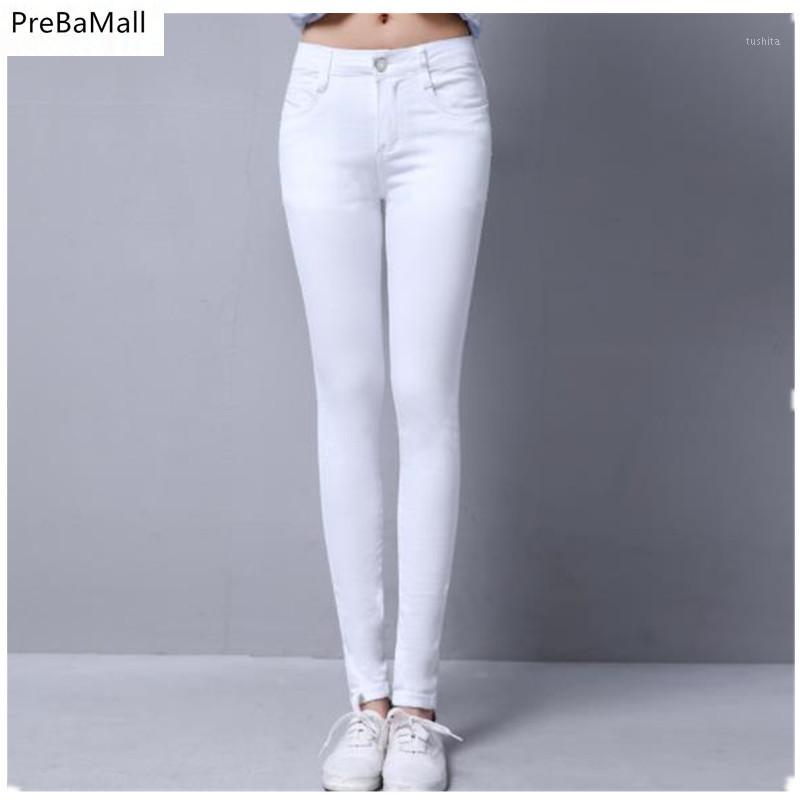 

Woman Jeans Middle Waist Jeans Woman Elastic Stretch Female Washed Denim Skinny Pencil Pants Maternity Clothing C3041, Black
