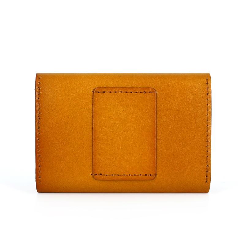

HBP genuine leather wallets for men card holders purse free C6132, Orange