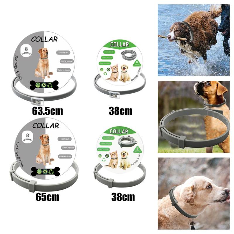 

2020 Removes Flea And Tick Collar Dogs Cats Up To 8 Month Flea Tick Collar Anti-mosquito and insect repellent new