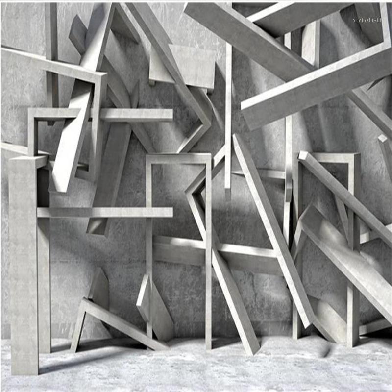 

wallpaper for walls 3 d for living room 3d stereo geometric wallpapers tv background wall1, As pic
