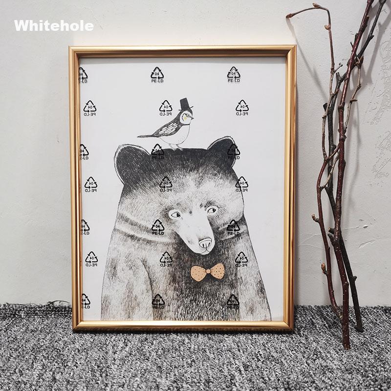 

Nordic Style Metal Photo Frame Aluminum Picture Frame Pictures Classic Photo Decor For Wall Hanging Certificate