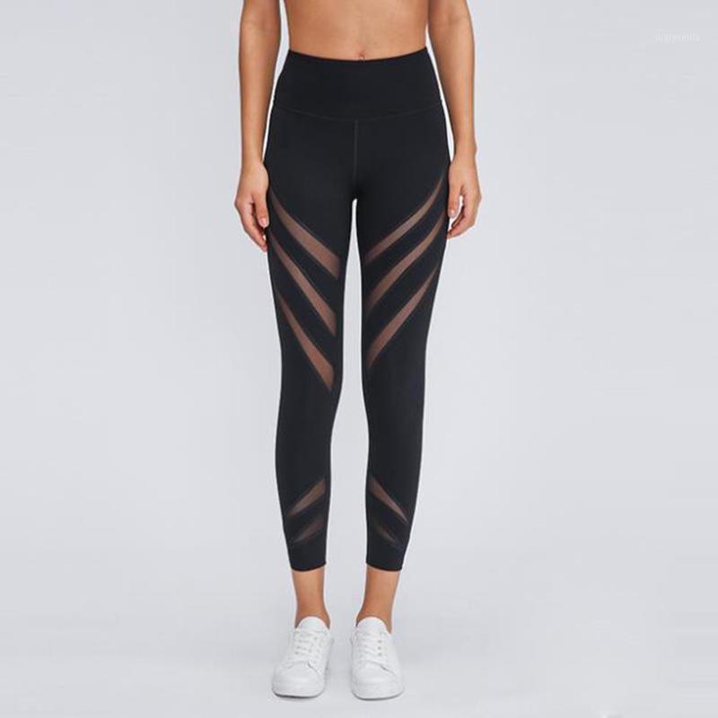 

Women Sport Leggings Yoga Pants Push Up Fitness Gym Running Mesh Leggins Seamless Workout Pants Femme High Waist Mujer1, As shown