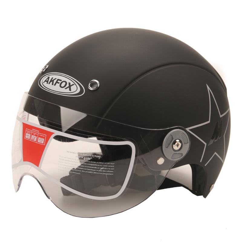 

Motorcycle Helmet Electric Motor Car Scooter Bike Open Face Half Baseball Cap Anti-UV Safety Hard Hat Motocross Helmet Multiple, C green