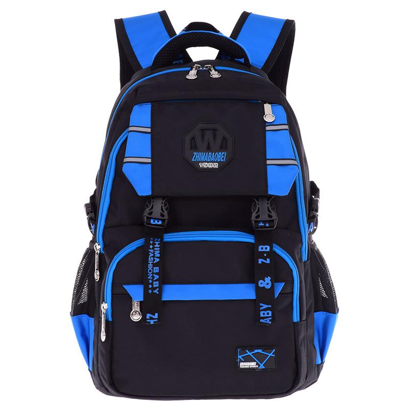 

Fashion School Bag 2020 Teenager School Bag Backpack Waterproof Bagpack For Teenagers Mochila big Travel, Blue