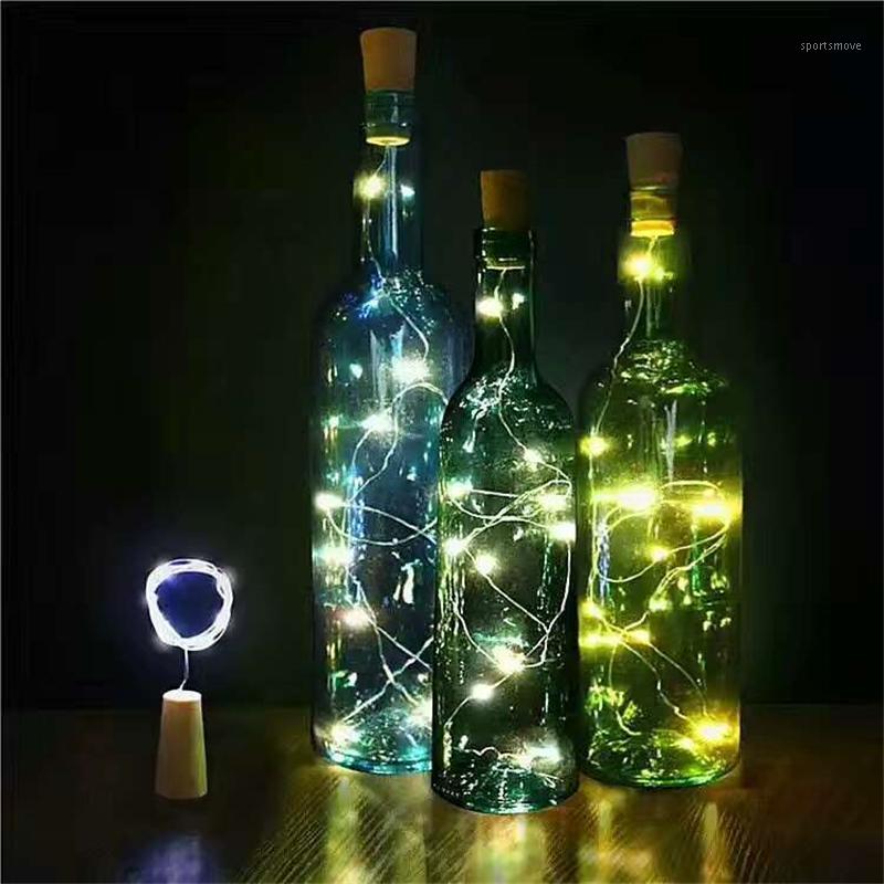 

Navidad 2 M 20-LED Bottle Corks Light String Garland Glass Crafts Decorate Lights Lamp New Year Christmas Decorations for Home.Q1