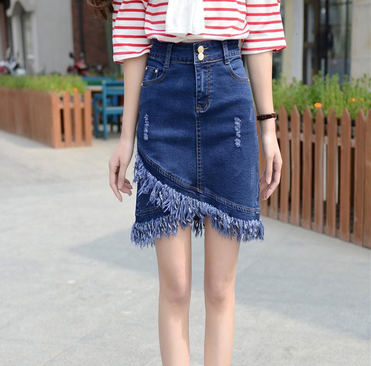 

Big Women Thin Jeans Spring Skirt Plus Size S-9xl 34xe, Blue