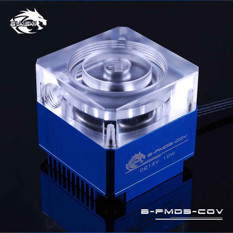 

Bykski B-PMD3-COV 5v RGB Water Cooling Pump with Heatsink 600L DDC Blue