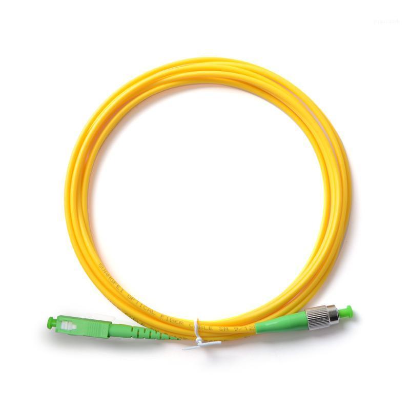 

100 pcs Fiber Optic patch cord simplex SC/APC-FC/APC Optical jumper cable CATV sx 1 3 5 10 20 100m meters Ftth Free Shipping1