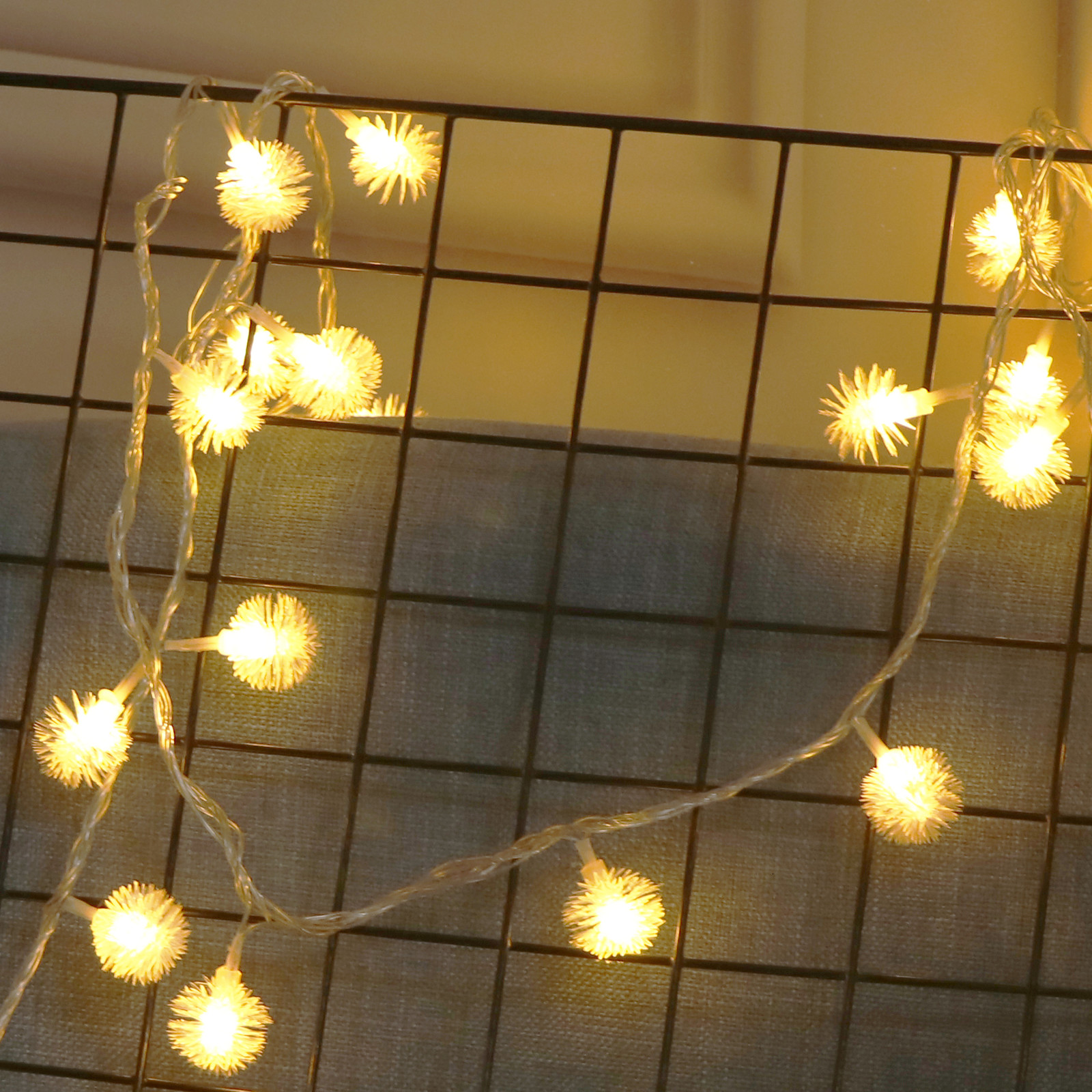 

2021 10 100 Leds Ball Led Christmas Wedding Decorations for the Fourth Party at Home Fairy Lights Interior Holiday Lighting LJXM