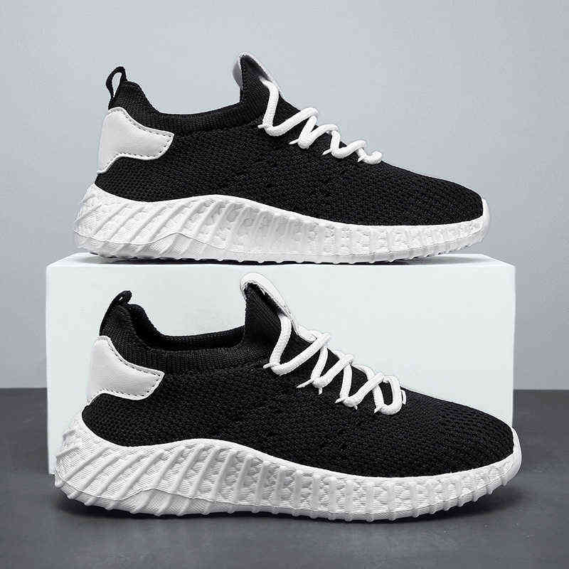 

Kids Sport Shoes Boys Lightweight Running Shoes Children Comfort Mesh Breathable Casual Sneakers Young Girls 12 Years Old Tenis G0211, Blue