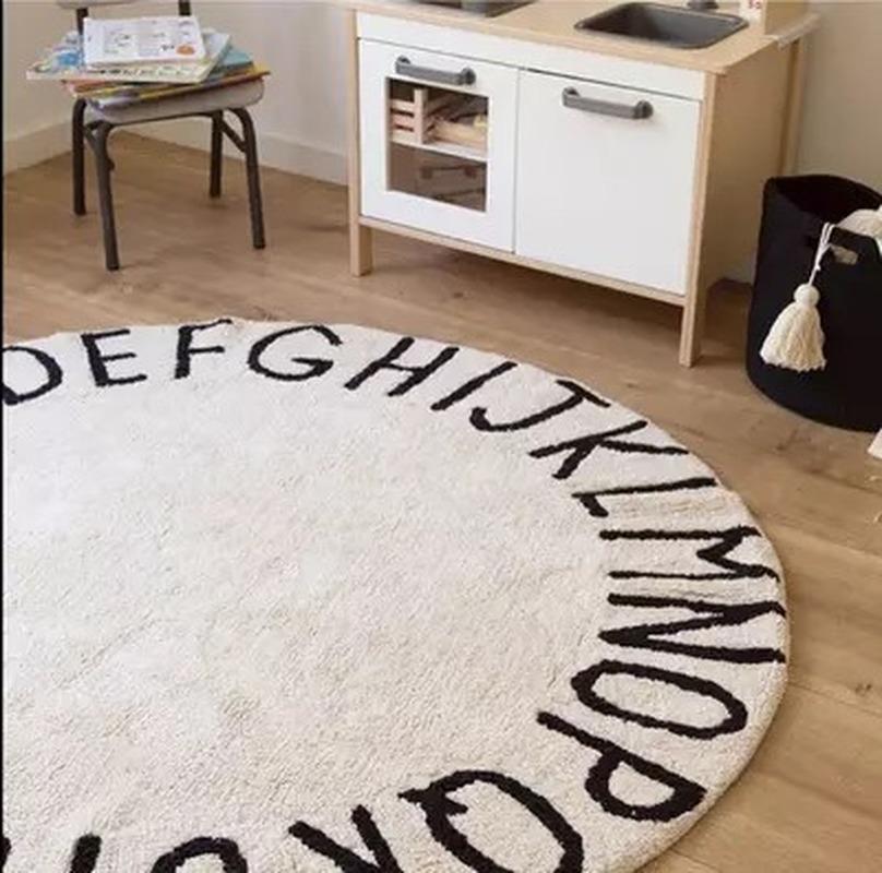 

Round Baby Play Mat Tapete Infantil Playmat Kids Carpet Cotton Baby Games Activity Mats Rug with Letters Toys Children WF1015