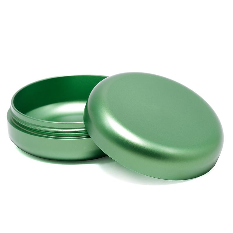 

Other Smoking Accessories Protable 55MM sealed tobacco storage box aluminum alloy metal pill wax container for