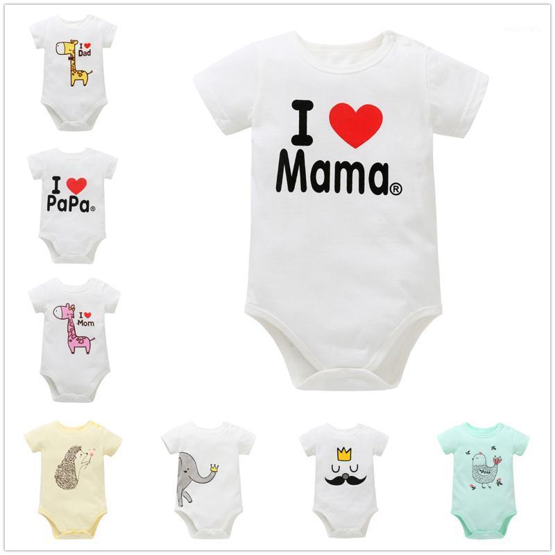 

0-12M Newborn Baby Boy Romper Toddler Girl Rompers Clothes White Cotton Clothing Summer Unisex Infant Jumpsuit Cartoon Playsuit1, 73