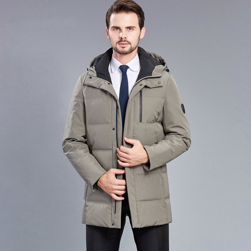 

Coats down new arrival coat winter plumes hombre grosso outwear loose Chaquettes of with hood men's clothes on JOX6, Black