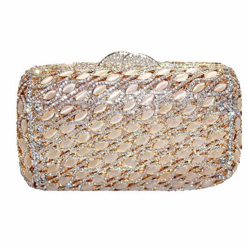 

Girls Fashion Elegant Exquisite Bag Bling Money Party Clutch Purse Strass Sac Feminine Purses Ae50eb Yrw5, Gold